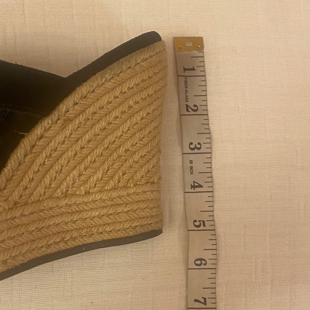 UGG Black and Tan Wedge Sandals - Picture 8 of 11